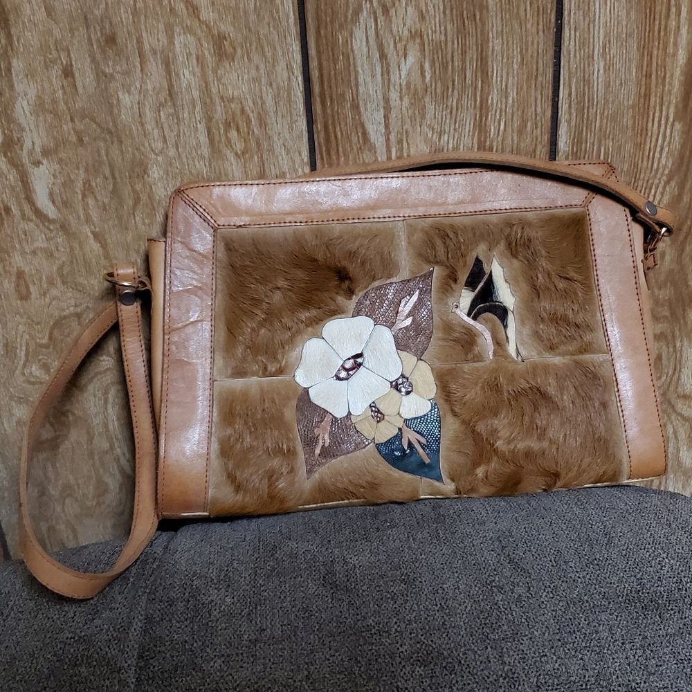 Vintage Nature Pattern Shoulder Bag